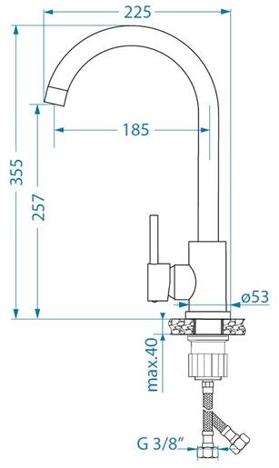 Alveus set Line Max 80 & slavina Jana Sat