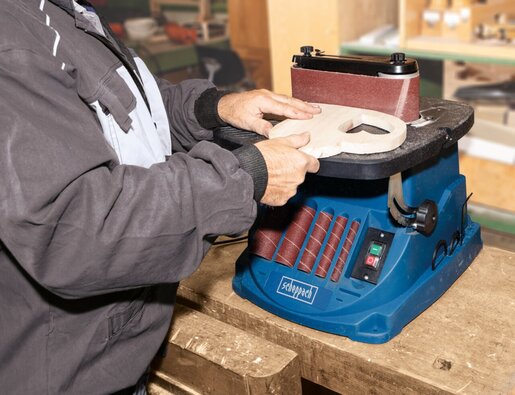 Scheppach tračna i vretenasta brusilica OSM600