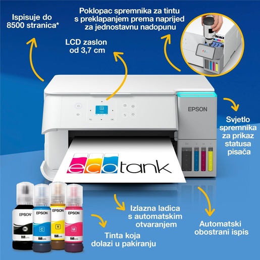 EPSON multifunkcijski pisač EcoTank L4366, C11CL41409