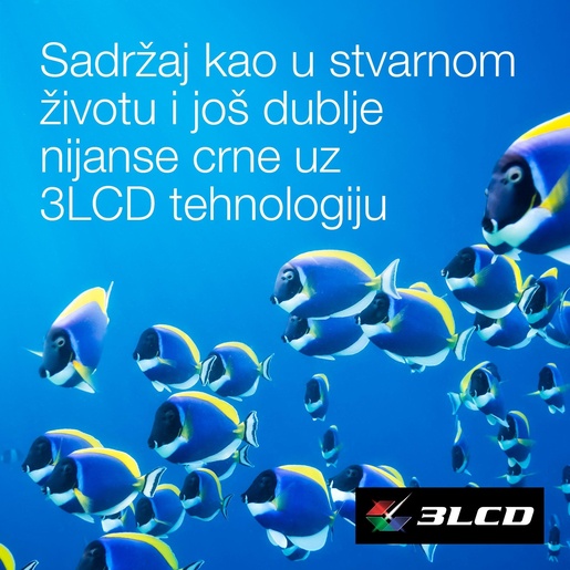 EPSON projektor EF-22B, 3LCD, Full HD, 1000Lm