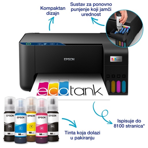 EPSON multifunkcijski pisač EcoTank L3231, C11CJ68408