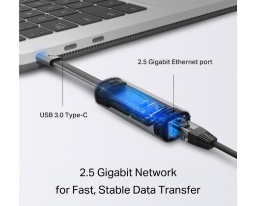 TP-Link USB 3.0 UE302C Type-C to 2.5 Gigabit, mrežni adapter