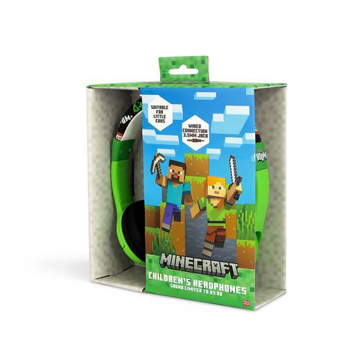 OTL Minecraft Creeper Kids, on-ear dječje slušalice