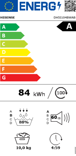Hisense sušilica rublja DH5I104BWAB