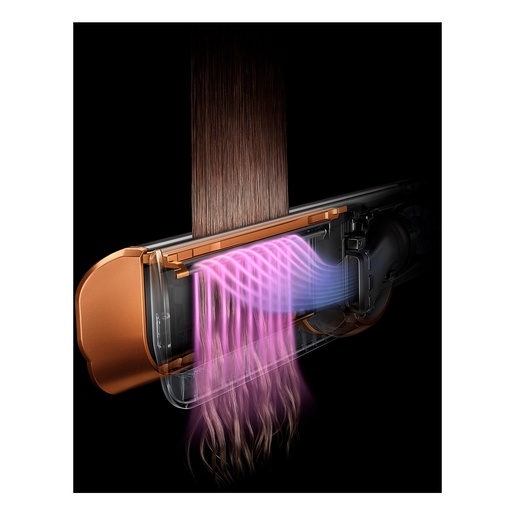 Dyson uređaj za ravnanje kose Airstrait Amber, Silk/Pink Champagne Limited Edition Curly&Coily