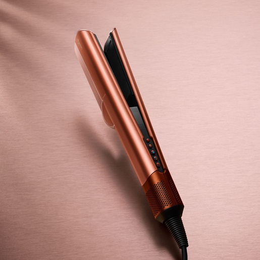 Dyson uređaj za ravnanje kose Airstrait Amber, Silk/Pink Champagne Limited Edition Curly&Coily