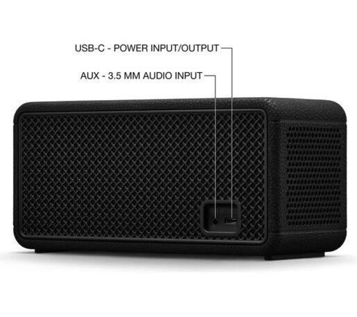 Marshall Middleton II prijenosni Bluetooth zvučnik, Black & Brass