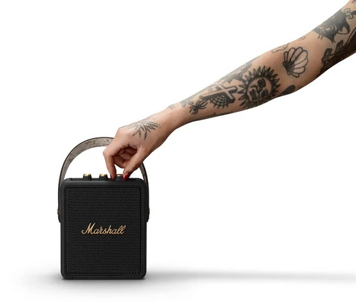 Marshall Stockwell II prijenosni Bluetooth zvučnik, Black & Brass