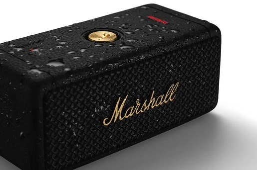 Marshall Emberton II prijenosni Bluetooth zvučnik, Black & Brass