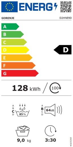Gorenje sušilica rublja D2HNE9D