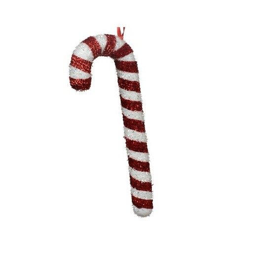 Holip za bor 11,5x3,5cm h30cm, crvena/bijela