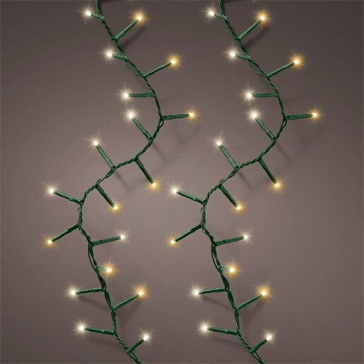 LED lampice niz 34m CLW/WW timer IP44