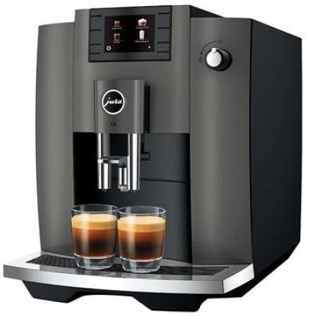 JURA automatski aparat za espresso E6 Dark Inox