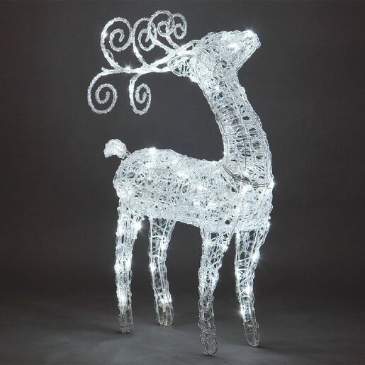LED svjetleći jelen 90cm