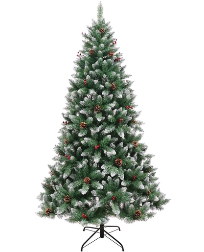 Umjetno božićno drvce - 240cm, češeri, bobice, promjer: 150cm, 1320 grančica