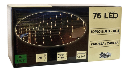 LED lampice zavjesa 7m