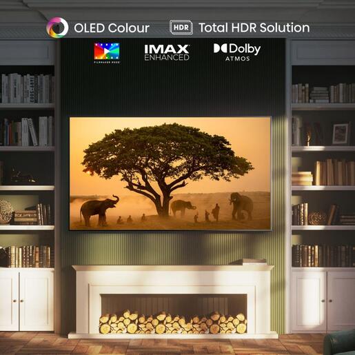 Hisense 55" OLED TV 55A85N, 4K UHD, VIDAA Smart TV, 120Hz Ultra Motion, Infinite Blacks