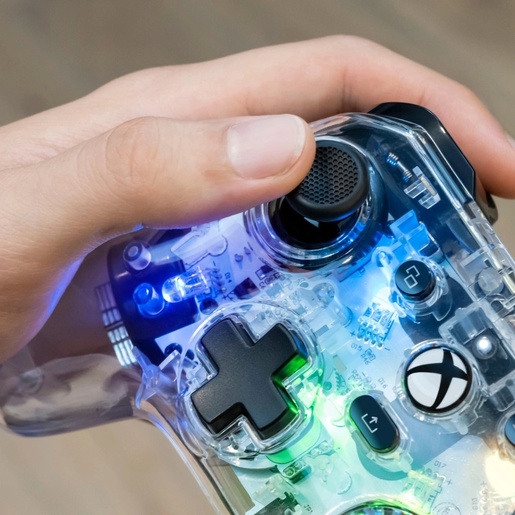 Nacon Evol-X Pro RGB žični kontroler, PC/Xbox, prozirni
