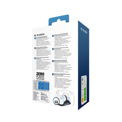 Bigben Dual Charger za PS5 Dualsense kontroler
