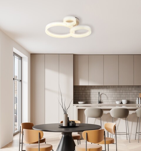 Stropna svjetiljka ZARA, LED, metalna