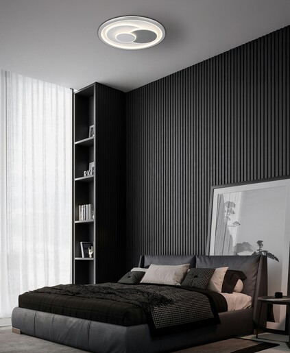 Stropna svjetiljka RUIZ (Ø48 cm), LED, bijela