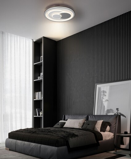 Stropna svjetiljka RUIZ (Ø48 cm), LED, bijela