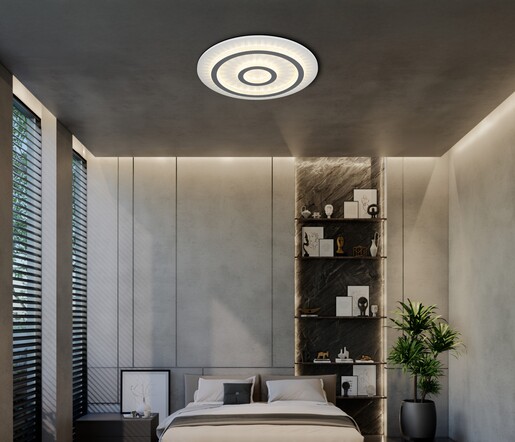 Stropna svjetiljka JAYDEN (Ø45 cm), LED, bijela