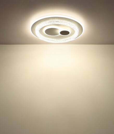 Stropna svjetiljka KRISWALL, LED, bijela