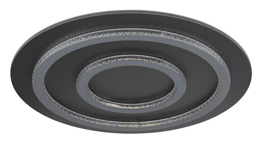 Stropna svjetiljka JAYDEN (Ø55 cm), LED, crna