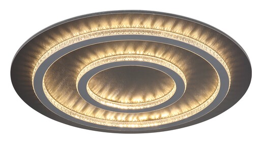 Stropna svjetiljka JAYDEN (Ø55 cm), LED, crna