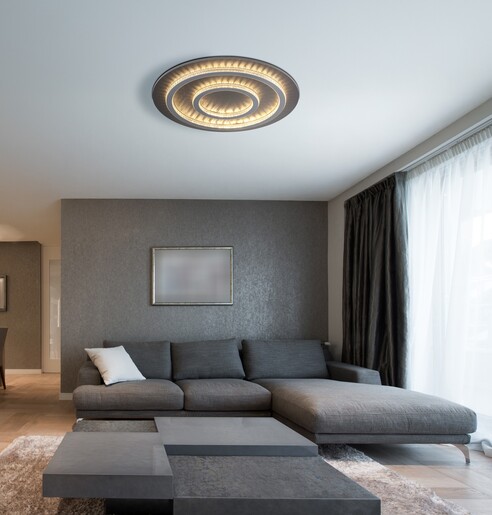 Stropna svjetiljka JAYDEN (Ø55 cm), LED, crna