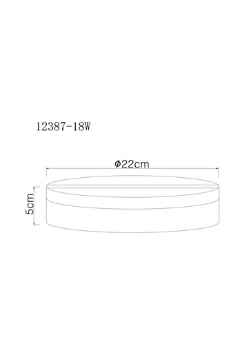 Stropna svjetiljka MATTHEW, LED, bijela