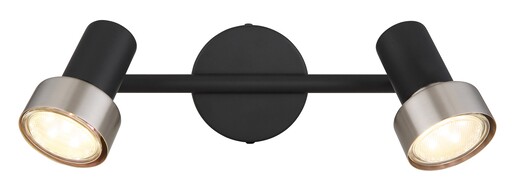 Reflektor MASON, 2x GU10, crni