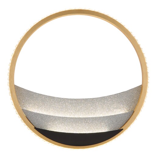 Stropna svjetiljka CONSTANCE (Ø29,5 cm), LED, crna