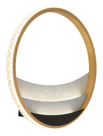 Stropna svjetiljka CONSTANCE (Ø29,5 cm), LED, crna