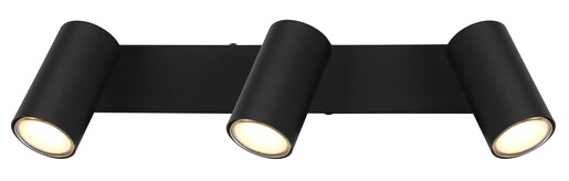 Stropni reflektor ROBBY, 3x GU10, crni