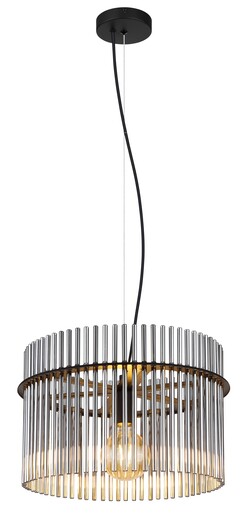 Viseća svjetiljka GORLEY (Ø40 cm), 3x E27, crni