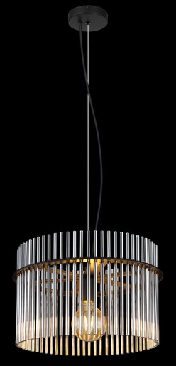 Viseća svjetiljka GORLEY (Ø40 cm), 3x E27, crni