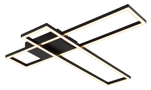 Stropna svjetiljka TATJANA, LED, crna