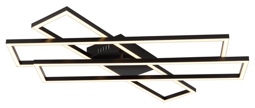 Stropna svjetiljka TATJANA, LED, crna