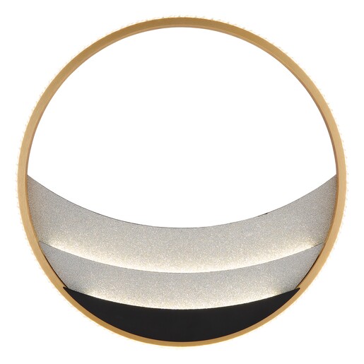 Stropna svjetiljka CONSTANCE (Ø41 cm), LED, crna