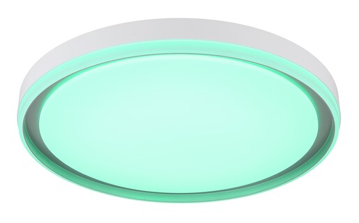 Stropna svjetiljka JANICE (Ø50 cm), RGBW LED, bijela