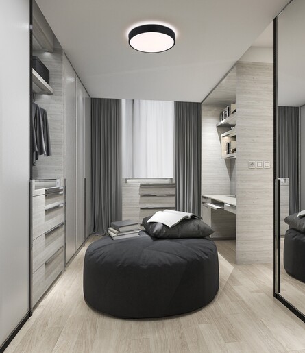 Stropna svjetiljka NIELSEN (Ø33.2 cm), LED, bijela