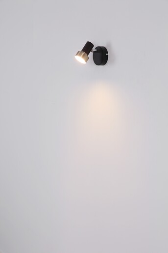 Zidni reflektor MASON, 1x GU10, crni