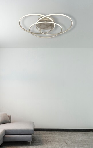 Stropna svjetiljka KOMBOS, LED, metalna