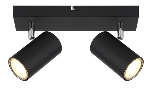 Reflektor ROBBY, 2x GU10, crni