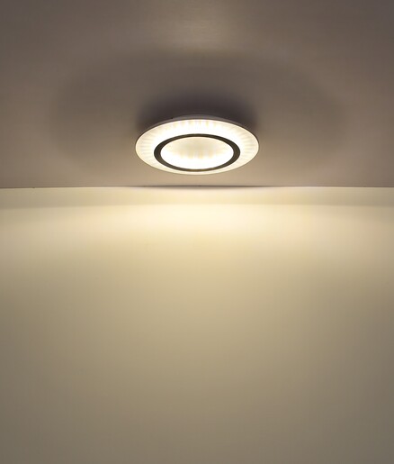 Stropna svjetiljka JAYDEN (Ø35 cm), LED, bijela