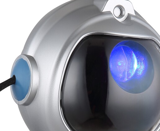 Stolna svjetiljka COSMO, RGB LED, srebrna