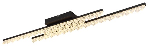 Stropna svjetiljka HILTON, LED, crna