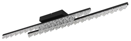 Stropna svjetiljka HILTON, LED, crna